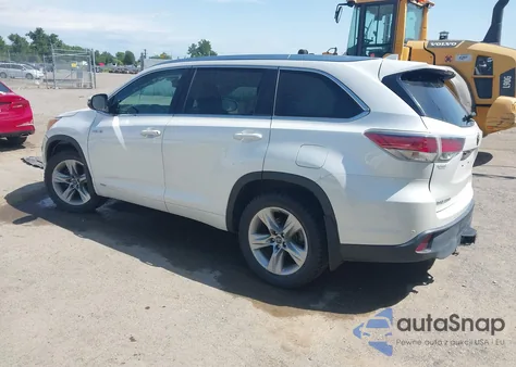 2016 Toyota Highlander Hybrid Limited z USA, uszkodzony, nr VIN 5TDDCRFH5GS015787